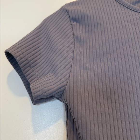 Victoria Secret Sport Gray Open Back Bodysuit - Picture 3 of 7